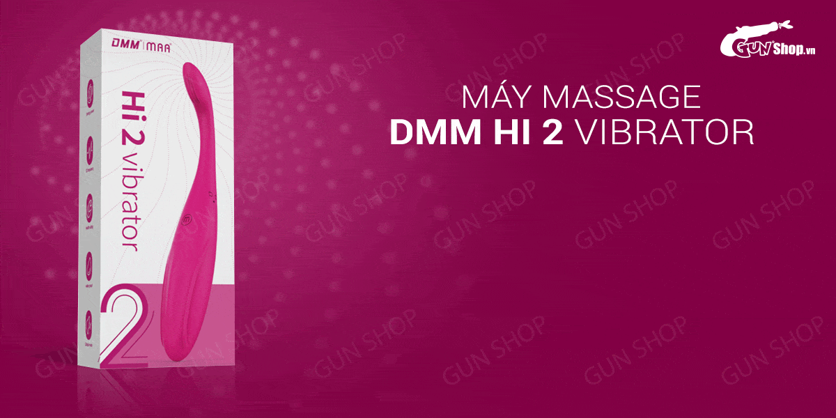 Máy massage kích thích điểm G 10 tốc độ rung - DMM Hi 2 Vibrator
